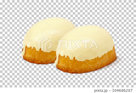 レモンケーキのイラスト リアル  104686287