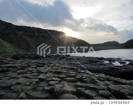 北アイルランド　ジャイアンツ・コーズウェイ9 104686869