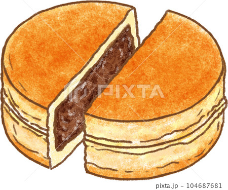 今川焼き_大判焼き_二重焼き_回転焼き_あんこ 104687681