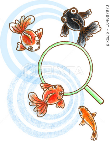 金魚すくい_縦 104687973