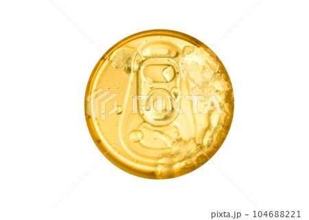 氷が乗った冷えた缶 104688221