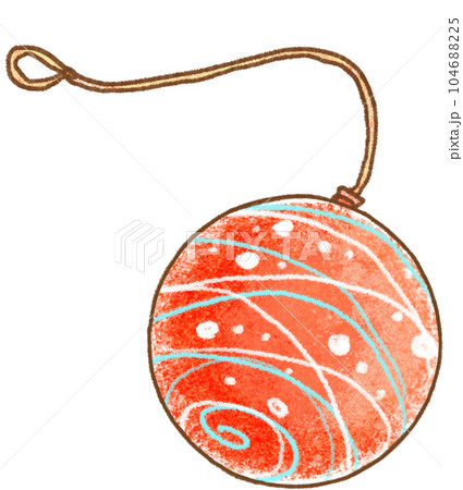 水風船_ヨーヨーすくい_赤色の水風船 水風船_ヨーヨーすくい_赤色の水風船 104688225