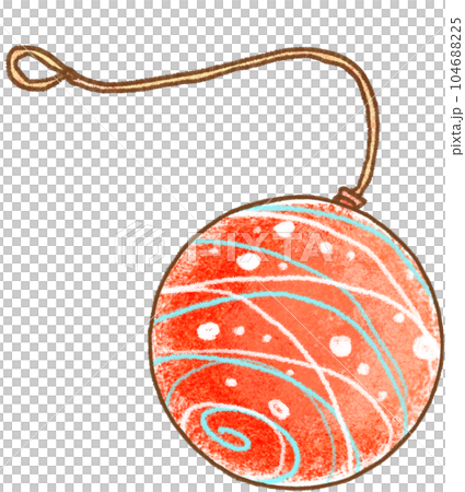 水風船_ヨーヨーすくい_赤色の水風船 水風船_ヨーヨーすくい_赤色の水風船 104688225