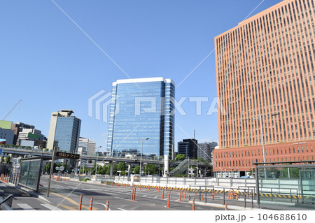 ソウル駅東側の街並み 104688610