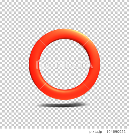 Circle icon with red shadow. simple circle. Circle icon with red shadow. simple circle. 104690921