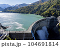 Kurobe Lake and River Dam 104691814