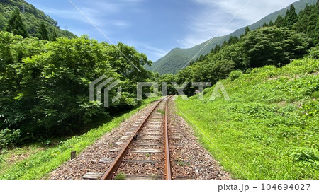 新緑の中の鉄道 新緑の中の鉄道 104694027