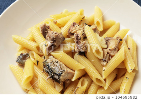 サバ缶のパスタ（手料理） 104695982