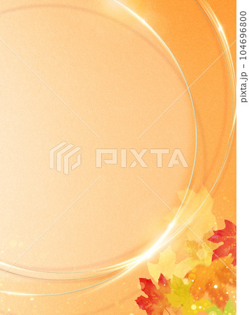 秋のキラキラしたイメージ的なフレーム 秋のキラキラしたイメージ的なフレーム 104696800