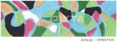 ポップ カラフル背景 ポップ カラフル背景 104697420