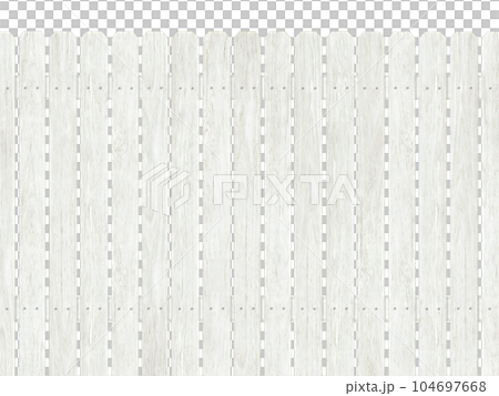 White wooden fence background A 104697668