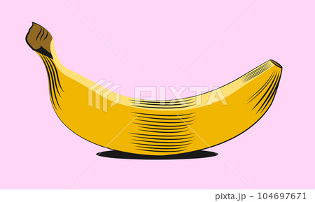 Colored pencil drawing illustration of peeled... - Stock Illustration  [85256088] - PIXTA