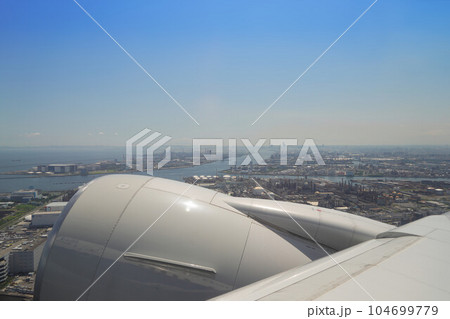 飛行機から見た風景 飛行機から見た風景 104699779