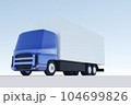 高速道路を走行する大型トラックのイラスト 104699826