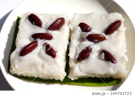 Sweet sticky rice with red beans Sweet sticky rice with red beans 104701723