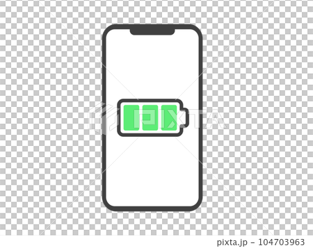 智能手機充電級別圖標 104703963