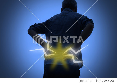 腰痛　イメージ 104705328