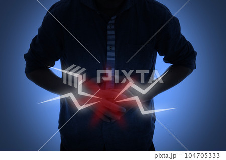 腹痛のイメージ 腹痛のイメージ 104705333