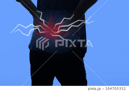 腰痛 イメージ 腰痛 イメージ 104705352
