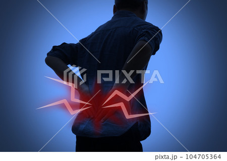 腰痛 イメージ 腰痛 イメージ 104705364