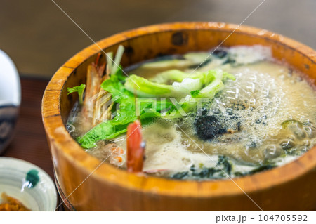 素材 秋田名物 石焼桶鍋 素材 秋田名物 石焼桶鍋 104705592