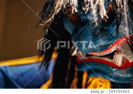 素材　秋田名物のなまはげ 104705603