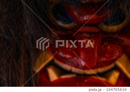 素材　秋田名物のなまはげ 104705610