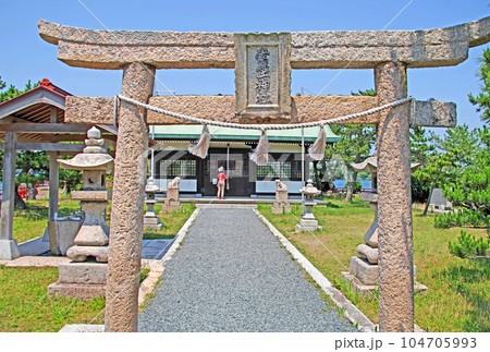 山口県宇部市の人気観光観光スポットときわ公園にある常盤神社 104705993