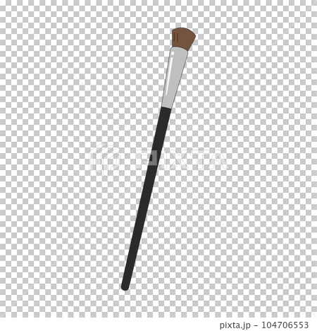 Makeup brushes, eyebrow and eyeshadow brushes, vector material 104706553