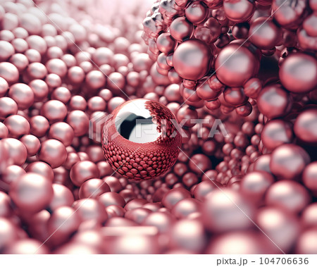 イラスト素材: 抽象的な医学研究イメージ 104706636