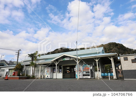 千葉　勝浦　JR上総興津駅 104706766