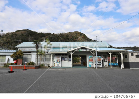 千葉　勝浦　JR上総興津駅 104706767