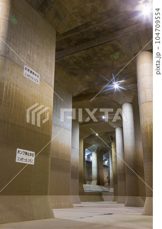 埼玉県 春日部市 首都圏外郭放水路 地下神殿「調圧水槽」 埼玉県 春日部市 首都圏外郭放水路 地下神殿「調圧水槽」 104709554