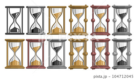 Vector Hourglass Set 104712045