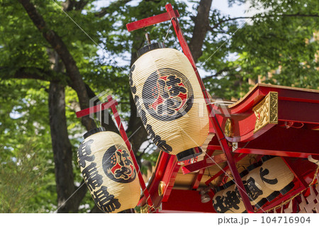 山車祭り 夏祭り ハヤシ 山車 だしまつり 木製 山車祭り 夏祭り ハヤシ 山車 だしまつり 木製 104716904