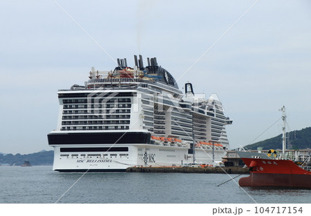 豪華客船 MSCベリッシマ寄港 豪華客船 MSCベリッシマ寄港 104717154
