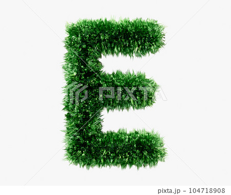 Letters made of grass 104718908