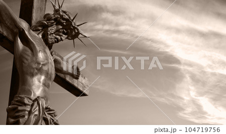 Jesus Christ on the cross Jesus Christ on the cross 104719756