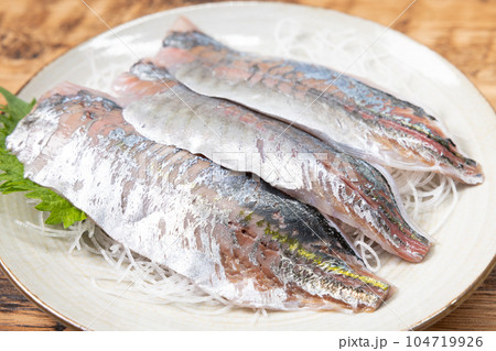 刺身用まあじの切身 刺身用まあじの切身 104719926