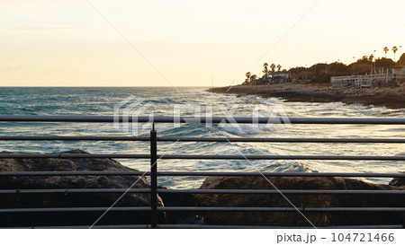 Pristine Sicilian beaches at sunset Pristine Sicilian beaches at sunset 104721466