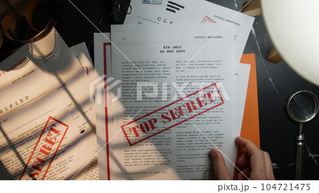 Intelligence discovers stolen and secret documents 104721475