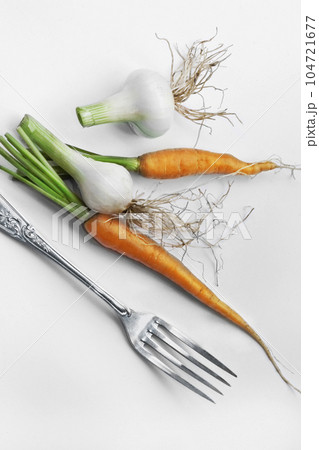 Vegetable on a table Vegetable on a table 104721677