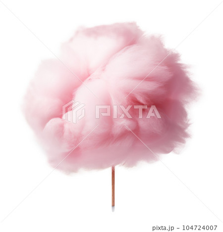 Pink cotton candy isolated. Illustration AI...のイラスト素材 [104724007] - PIXTA