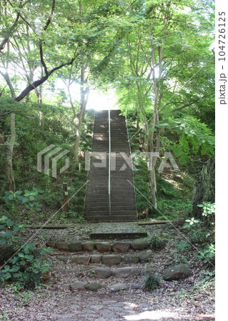 芭蕉の館から黒羽城址公園への道 104726125