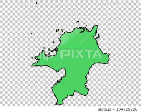 稍微寬鬆的福岡縣地圖 稍微寬鬆的福岡縣地圖 104728226