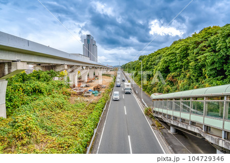 神奈川県横浜市の都市風景 幸浦駅 神奈川県横浜市の都市風景 幸浦駅 104729346