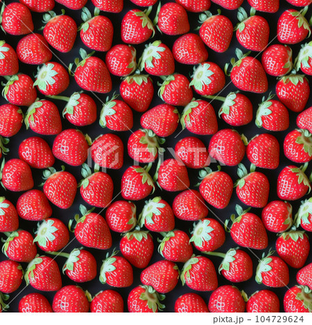 無限タイル／たくさんのイチゴ　2 104729624