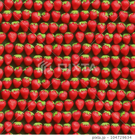 無限タイル／たくさんのイチゴ　10 104729634