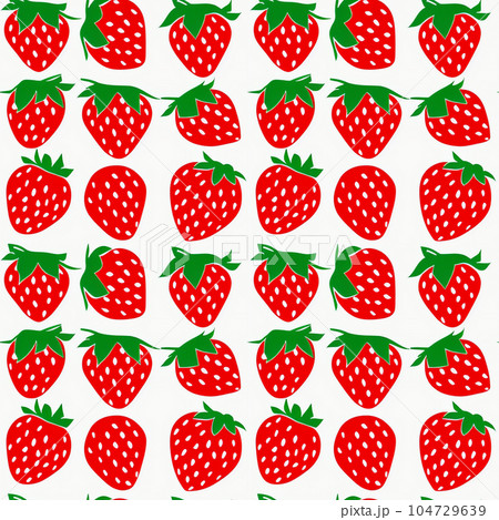無限タイル／たくさんのイチゴ　13 104729639