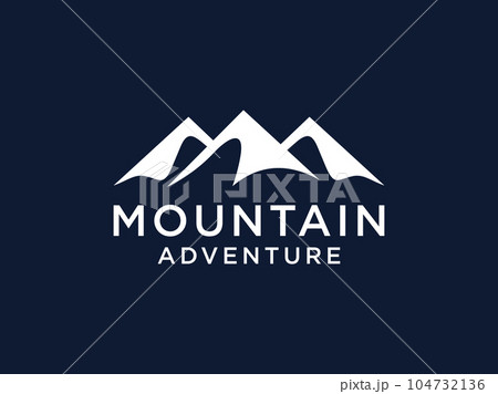 Mountain Logo, Mountain Logo Images. Simple vector logo in a modern style. 104732136
